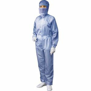 Rakuten - ブラストン フード付カバーオール　LLサイズ（ブルー） BSC-11001-B-LL クリーンルーム用ウェア