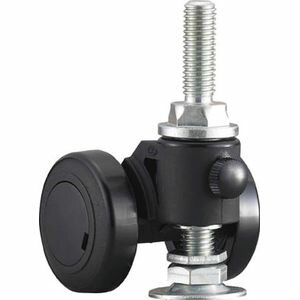 東京パーツセンター 双輪キャスター キャスパッド（ナイロン車輪） CABF50B 双輪キャスター（ねじ込み式ナイロン車）(4)