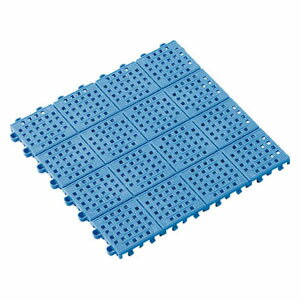 テラモト タッチマットツー 300×300mm 青 MR0641763