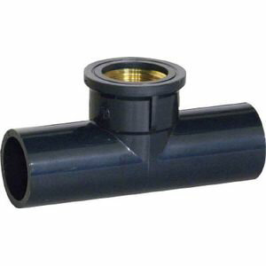 クボタケミックス HIメタル水栓チーズ 呼び径20 HIMWT20 給水用塩ビHI-TS継手（耐衝撃タイプ）