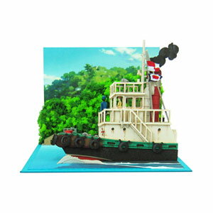 【返品種別B】□「返品種別」について詳しくはこちら□※画像はイメージです。実際の商品とは異なる場合がございます。【商品紹介】さんけい NONスケール みにちゅあーとキット スタジオジブリminiシリーズ タグボートからの景色（コクリコ坂から...