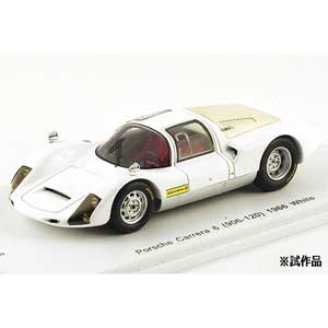 スパーク×キッドボックス 1/43 Porsche Carrera 6 （906-120）1966 White（限定品） ミニカー