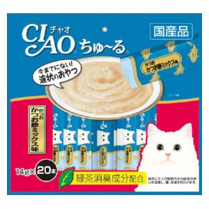 CIAO ちゅ〜る かつお かつお節ミックス味 14g×20本入り チャオちゅーる いなばペットフード SC-130