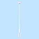 KS-NRP020-WGR ナスタ エアフープ 天井取付タイプ(ホワイト×グレー)1本 NASTA airシリーズ AirHoop ポール長さ可変 [KSNRP...