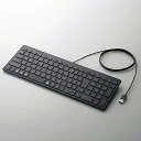 エレコム 有線 薄型コンパクトキーボード(ブラック) TK-FCP097BK(2)