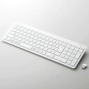 エレコム 2.4GHzワイヤレス 薄型コンパクトキーボード(ホワイト)...(2)