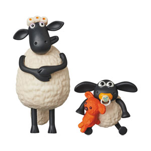 メディコム トイ UDF Aardman Animations 2 TIMMY ＆ TIMMY’S MUM(SHAUN THE SHEEP) フィギュア