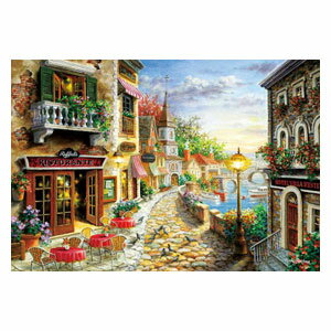 Japanese Paintings, Good Luck Pattern - アップルワン ニッキー・ボエム 思い出のリストランテ 300ピース【300-335】 ジグソーパズル