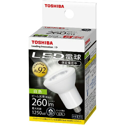 LDR5W-W-E11/3 東芝 LED電球 ハロゲン電球形広角 420lm（白色相当） TOSHIBA [LDR5WWE113]