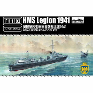 驅逐艦 - フライホークモデル 1/700 イギリス海軍駆逐艦 リージョン 1941年【FLYFH1103】 プラモデル