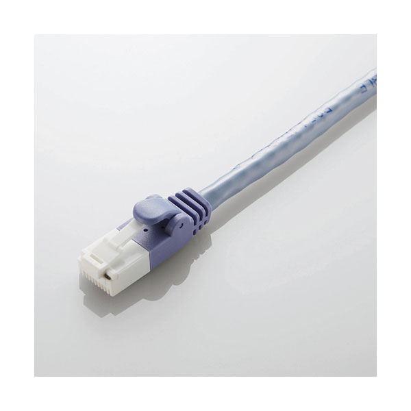 Lan （~5 m） - エレコム Cat6対応 ツメ折れ防止 スタンダード LANケーブル(10m)ブルー ELECOM LD-GPT/BU10/RS