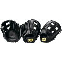 BJG-8151 90 L ザナックス ジュニア 軟式ソフト兼用グラブ(ブラック・左投用) xanax ザナパワーシリーズ 軟式用ミット(オールラウンド小)【限...