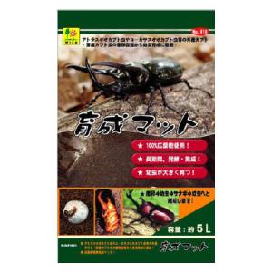 【返品種別A】□「返品種別」について詳しくはこちら□※商品画像とデザイン・カラーが異なる場合がございます。予めご了承下さい。◆外産カブト虫（アトラス・コーカサス・ヘラクレス）から国産カブト虫の産卵から幼虫・幼虫からサナギ・サナギから成虫への育成、羽化率をアップさせる為、天然広葉樹材に発酵菌を添加し、長時間、発酵熟成させたマットです。【内容量】 5L【材質】 天然広葉樹材三晃商会広告文責：上新電機株式会社(06-6633-1111)日用雑貨＞ペット＞昆虫