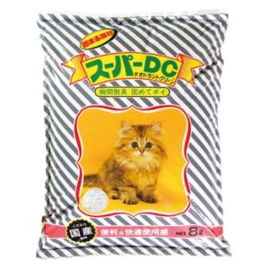 鉱物原料　猫砂　猫用トイレ砂 スーパーデオドラントクリーン 8L スーパーキャット ス-パ-DC 8L