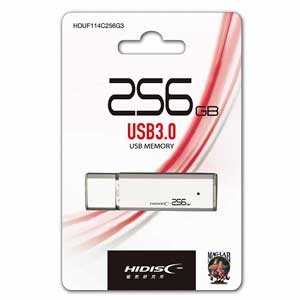 HIDISC USB3.0対応 フラッシュメモリ 256GB HDUF114C256G3