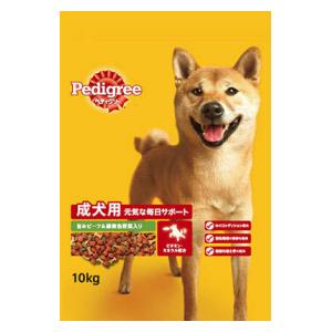 ペディグリー 成犬用 旨みビーフ＆緑黄色野菜入り 10kg マースジャパンリミテッド PDN4 セイケンビ-フV
