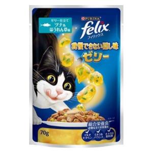 フィリックス 我慢できない隠し味 ツナ＆ほうれん草味 70g ネスレ日本ネスレピュリナペットケア フイリツクスツナ＆ホウレンソウ