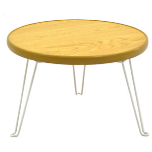 OTG-A01 大竹産業 折りたたみサークルテーブル 丸テーブル 30cm(ナチュラル) [OTGA01オオタケ]