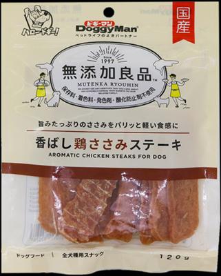 無添加香ばし鶏ささみステーキ 120g ドギーマンハヤシ コウバシトリササミステ-キ120G