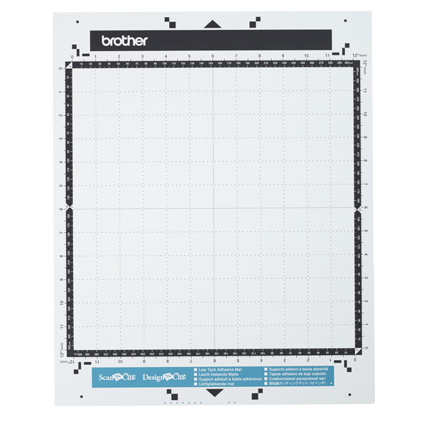 ブラザー ScanNCut(スキャンカット)用 弱粘着カッティングマット（12インチ） CAMATLOW12