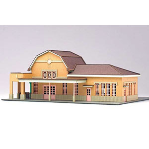 ［鉄道模型］あまぎモデリングイデア (N) ACM-015 駅舎シリーズ15 地方駅舎/西桐生駅タイプ”ペーパーモデルキット