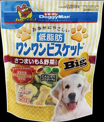 低脂肪ワンワンビスケットBig450g ドギーマンハヤシ テイシボウビスBIG450G