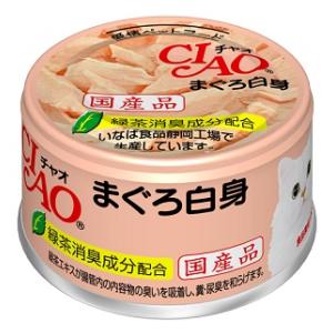 チャオ ホワイティ まぐろ白身 85G CIAO いなばペットフード A-01ホワイテイマグロシロミ85G