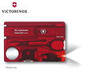 0.7300.T ビクトリノックス マルチツール スイスカードライト(レッドトランスペアレント) VICTORINOX