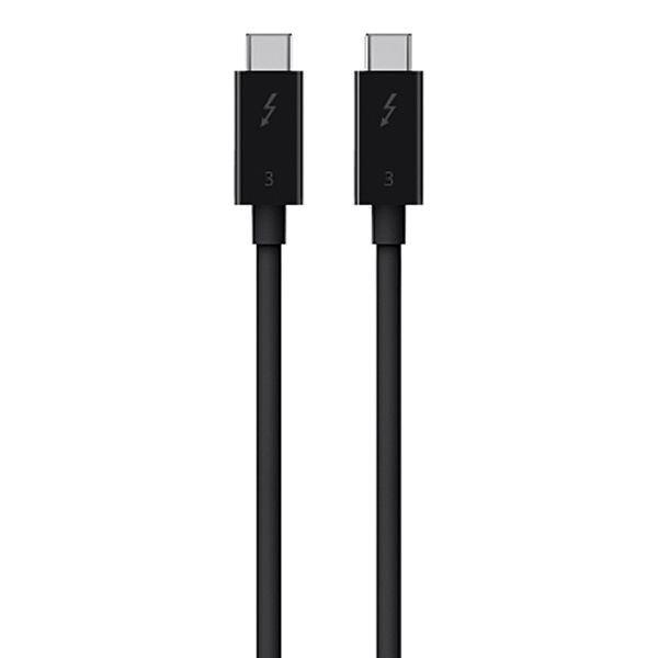 BELKIN Thunderbolt 3 ケーブル USB Type-C to Type-C 50cm F2CD084BT0.5MBK