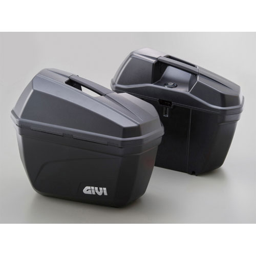 90668 GIVI サイドケース (左右1セット) GIVI E22ND 無塗装ブラック