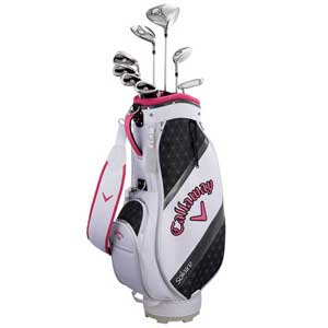 キャロウェイ Callaway SOLAIRE(ソレイル) レディースパッケージセット ピンク 8本セット (W#1、W#5、6H、I#7、I#9、PW、SW、PT) カーボンシャフト