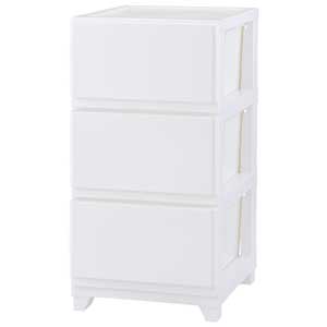 JEJアステージ デコニーシーヴォ チェスト 3段 ホワイト 1020753 JEJ [1020753JEJ]