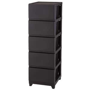 JEJアステージ デコニーシーヴォ チェスト 5段 ダークブラウン 1020758 JEJ [1020758JEJ]