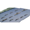 フジミ 1/3000 集める軍艦シリーズNo.15 ガダルカナル島砲撃挺身隊セット(金剛/榛名/五十鈴/彩色済み上空直衛機付)【軍艦-15】 プラモデル