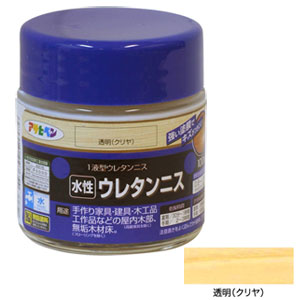 アサヒペン 水性ウレタンニス 100ml (透明クリヤ) AP9018185
