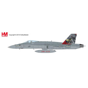 ホビーマスター 【再生産】1/72 F/A-18C ホーネット”スイス空軍 第17飛行隊 2018年特別塗装”【HA3599】 塗装済み完成品