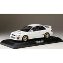 ポストホビー 1/18 スバルインプレッサ WRX type R STi Version IV (GC8) 1997 フェザーホワイト【HJ1812EW】 ミニカー