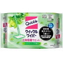 クイックルワイパー 立体吸着ウエットシート シトラスハーブの香り 32枚入 花王 クイツクルWPリツチWハ-ブ32