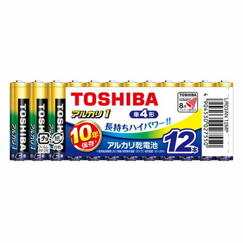 LR03AN-12MP 東芝 アルカリ乾電池単4形 12本パック TOSHIBA アルカリ1 LR03AN12MP