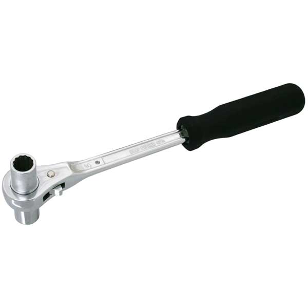 扭力扳手 - 豊光 自転車用両口ラチェットレンチ　成型グリップ付14×15mm A-5016 TMC
