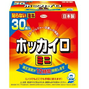 ホッカイロ 貼らない ミニ 30個入 興和 ホツカイロハラナイミニ30P