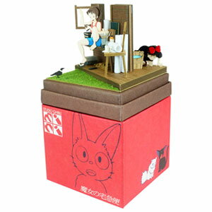 【返品種別B】□「返品種別」について詳しくはこちら□※画像はイメージです。実際の商品とは異なる場合がございます。【商品紹介】さんけい NONスケール みにちゅあーとキット スタジオジブリminiシリーズ ウルスラとキキ(魔女の宅急便)です。繊細にレーザーカットされた硬質紙を貼り重ねて組立てるだけで、塗装する必要もなく可愛いミニチュアが作れます。スタジオジブリmini（non-scale） 映画『魔女の宅急便』のジオラマが作れる！　はじめてミニチュアづくりに挑戦される方にもお奨めのシリーズです♪BOXのふたの上でミニチュアをつくろう！　完成するとスタジオジブリの世界がコマ送りのようにお楽しみいただけます。【商品仕様】NONスケールミニチュア部サイズ：W54×D54×H46mm前後パッケージサイズ　：　W60×D60×H60（mm）紙模型組立キット(C)1989 Eiko Kadono - Studio Ghibli - N模型＞模型・工作キット＞さんけい みにちゅあーとキット＞スタジオジブリmini