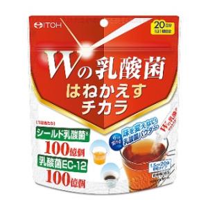 Wの乳酸菌 はねかえすチカラ 1.5g×20袋入 井藤漢方製薬 Wノニユウサンキンハネカエスチカラ20H