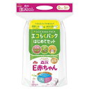 粉ミルク　いい赤ちゃん E赤ちゃんエコらくパック はじめてセット 800g (0歳〜1歳) 森永乳業 EアカチヤンエコラクPハジ400GX2