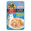 チャオ 焼かつおディナー 毛玉配慮 かつお節・ほたて貝柱入り 50g CIAO いなばペットフード IC-238ヤキDケダマカツフシ50G