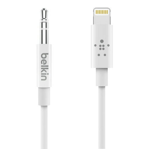 AV10172BT06-WHT BELKIN Lightning to 3.5mm オーディオケーブル 1.8m(ホワイト) AV10172BT06-WHT BELKIN Lightning to 3.5mm オーディオケーブル 1.8m(ホワイト)