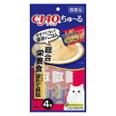 チャオ ちゅ～る 総合栄養食 まぐろ＆ほたて貝柱 14g×4本 チャオちゅーる いなばペットフード SC-159チユ-ルソウゴウマクホタテ