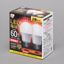 LDA7L-G-6JA2P アイリスオーヤマ LED電球 一般電球形 810lm（電球色相当）【2個セット】 IRIS Joshinオリジナルモデル [LDA7LG6JA2P]