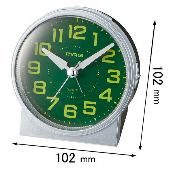 ノア精密 目覚まし時計 NOA　MAG 自動点灯目覚まし時計 光助（コウスケ） T-731 SM-Z [T731SMZ]【返品..