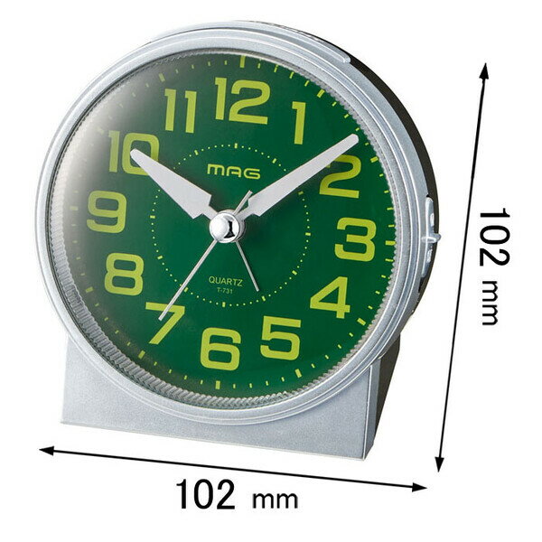 ノア精密 目覚まし時計 NOA　MAG 自動点灯目覚まし時計 光助（コウスケ） T-731 SM-Z 